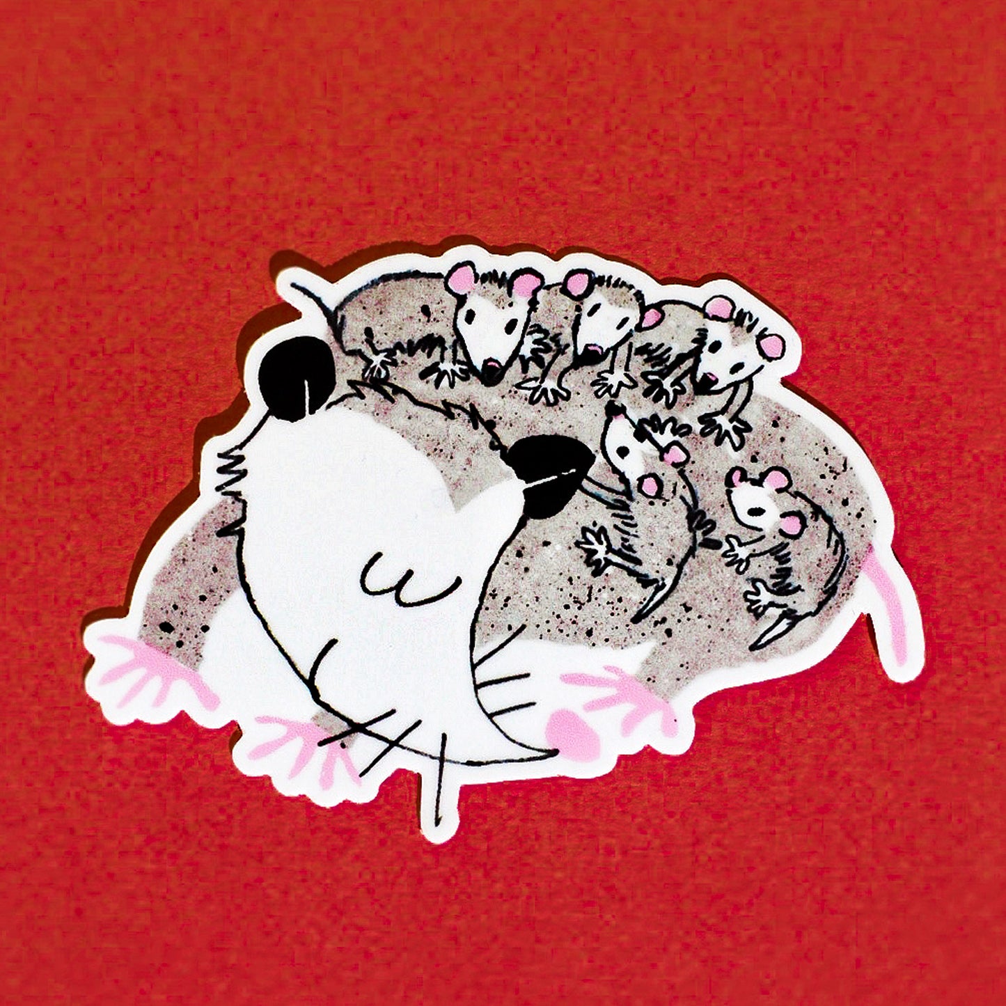 Mama Possum Sticker