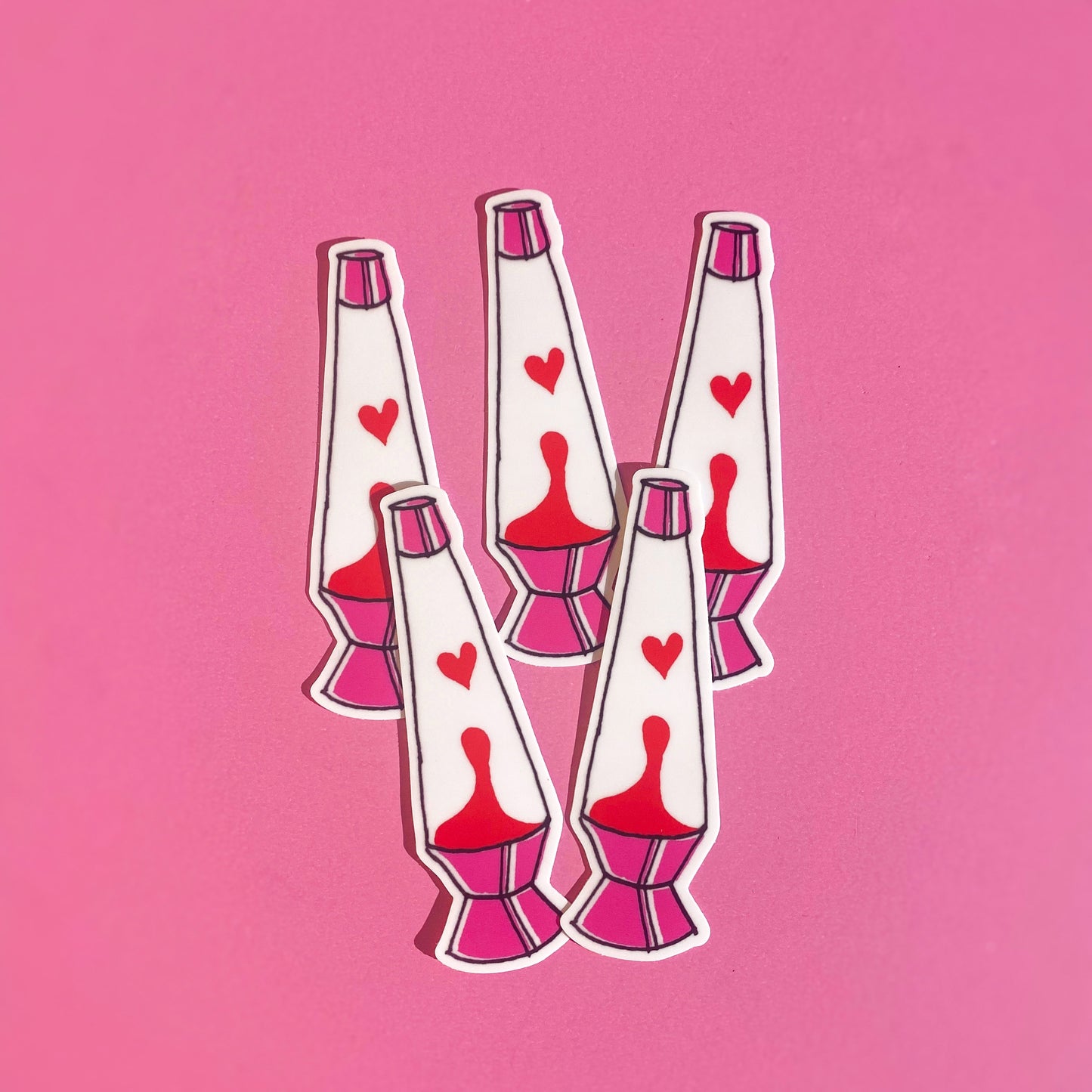 Lava Lamp Love Sticker