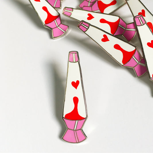 Lava Lamp Love Enamel Pin